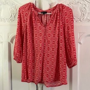 Jones New York women’s orange blouse